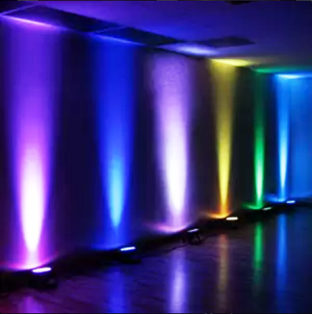 Premium Led Uplight Wall Wash Lights - French Affair Hire