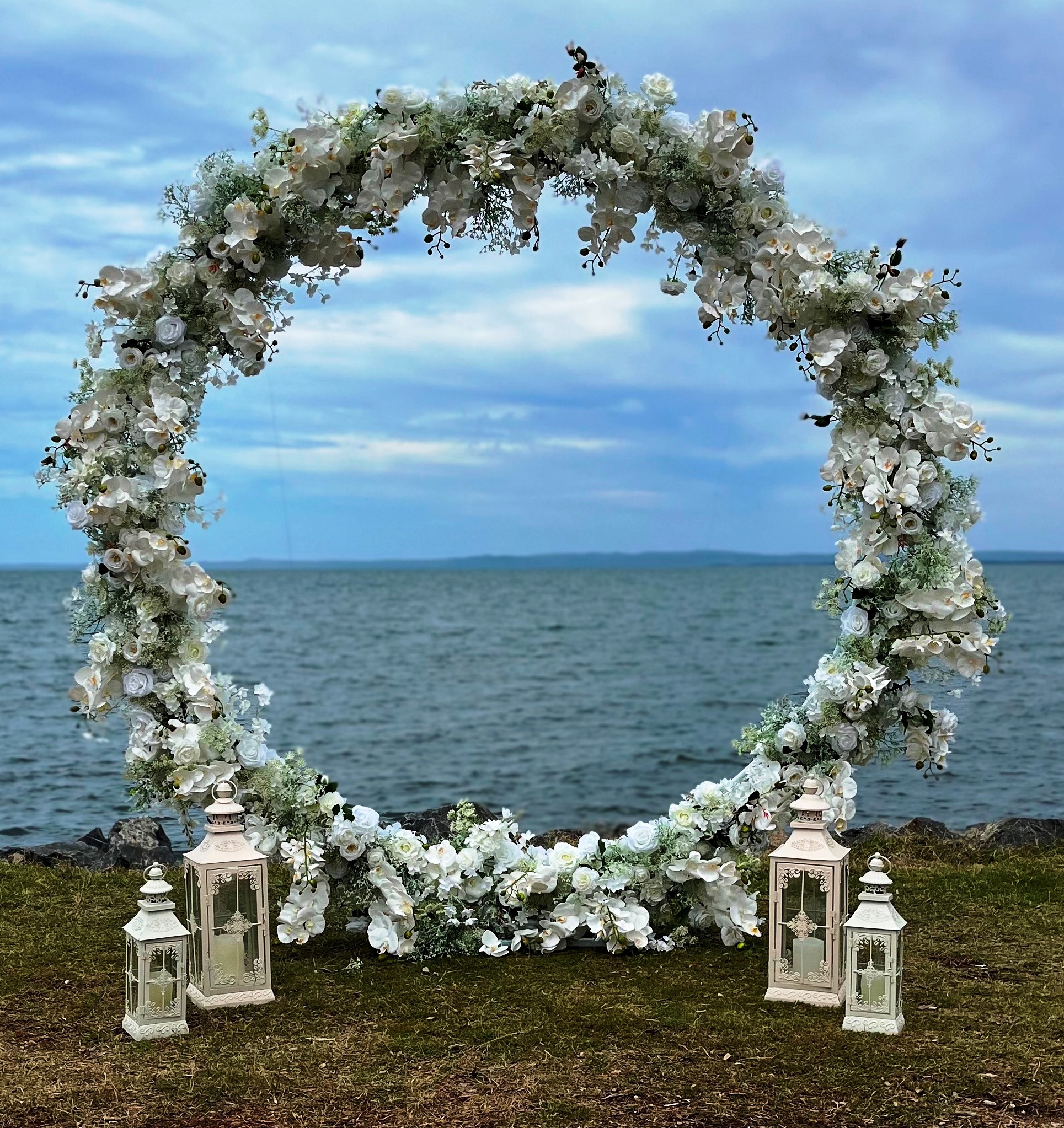 Eternity of Love Wedding Arbour Incld Set Up - French Affair Hire